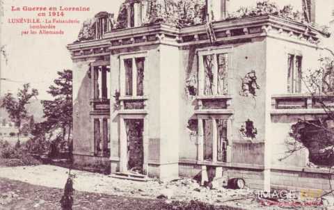 Maison de la Faisanderie détruite (Lunéville)